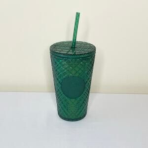 Starbucks Emerald Green Jeweled Holiday Tumbler – 16oz Grande – 2022